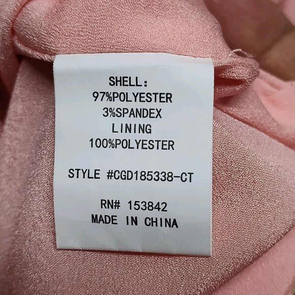 Code X Mode Maxi Dress Women Size S Peach Floral Smocked Sleeveless Spring Girly - Picture 11 of 12